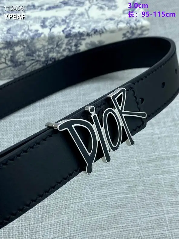 Dior belt 30mmX95-115cm 8L10